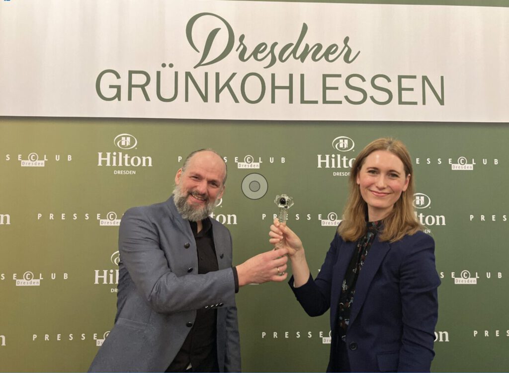 Jazztage-Dresden-Intendant übergibt Zepter an die neue Grünkohlkönigin