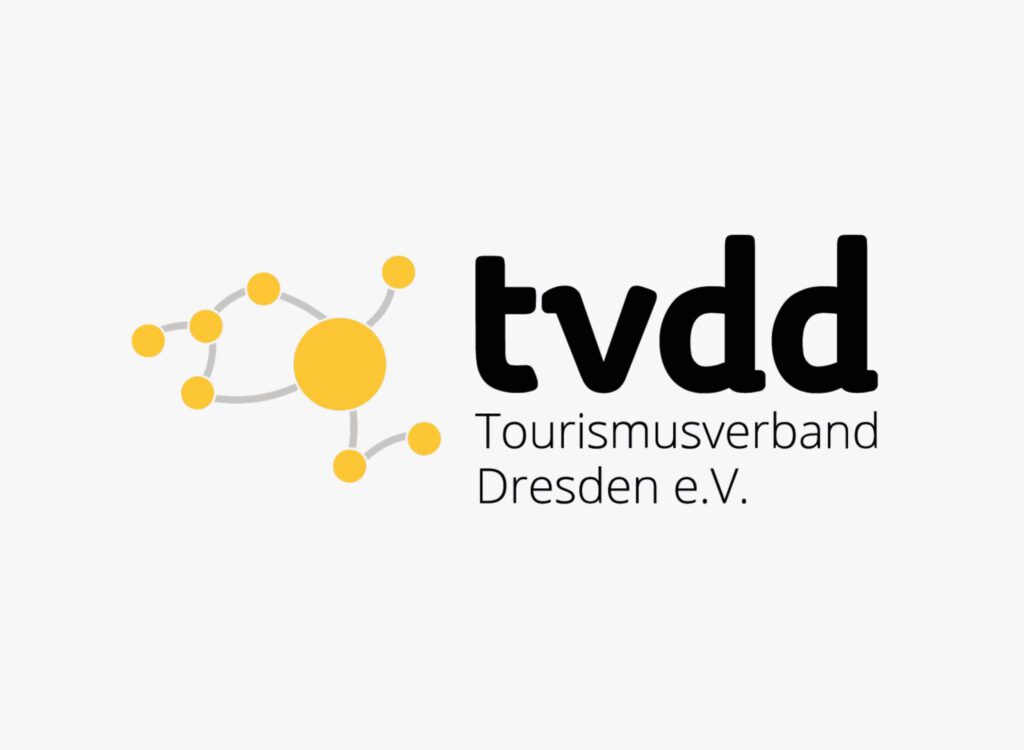 Logo des Tourismusverband Dresden e.V., auch zu sehen auf der Pressemitteilung zum Haushaltsentwurf Dresden 2025