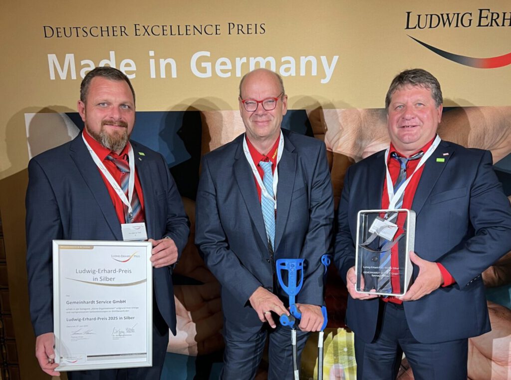 v.l.n.r. Ingolf Stuber, Walter Stuber und Dirk Eckart