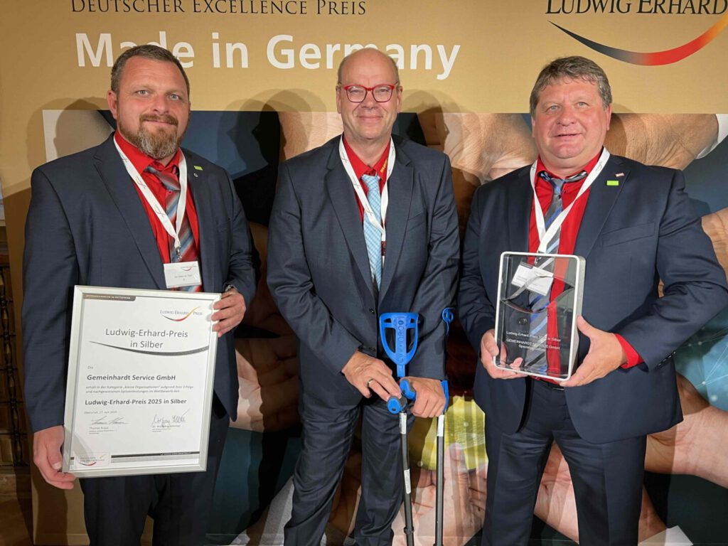 Roßweiner Gerüstbauer in Berlin mit Ludwig-Erhardt-Preis ausgezeichnet