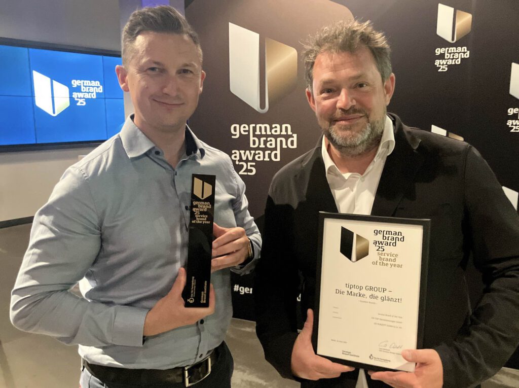 tiptop GROUP German Brand Award 2025