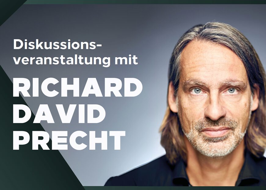 Philosoph Richard David Precht im Hilton Dresden Plakat