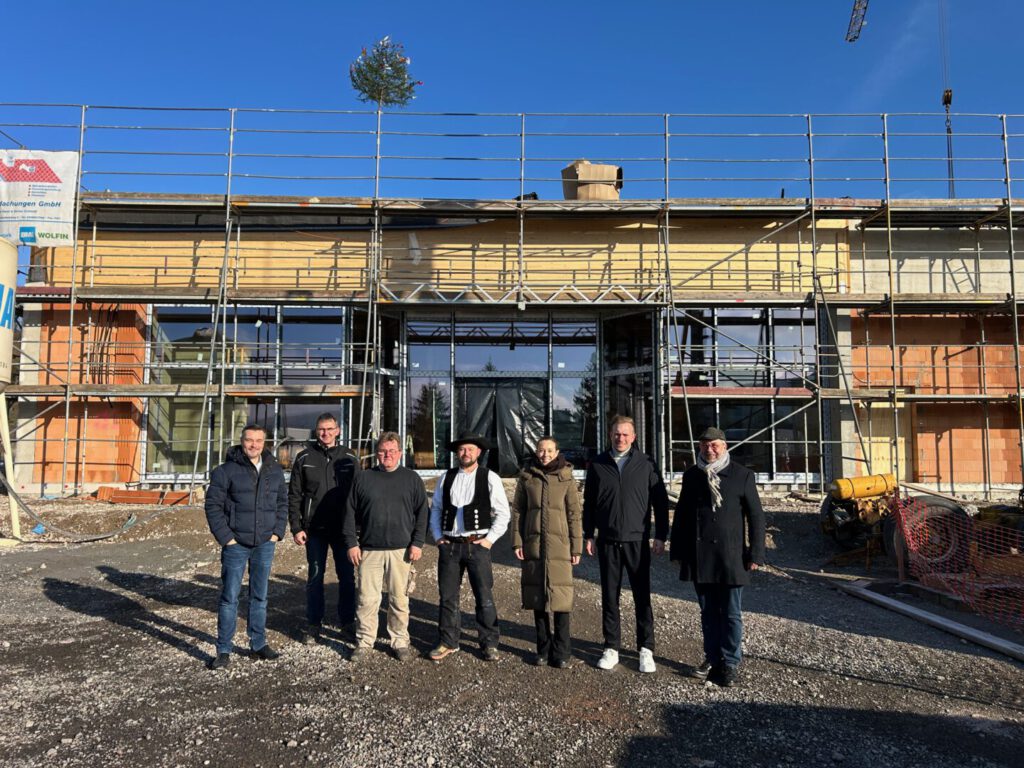 Obermaßfeld Richtfest diska-Markt