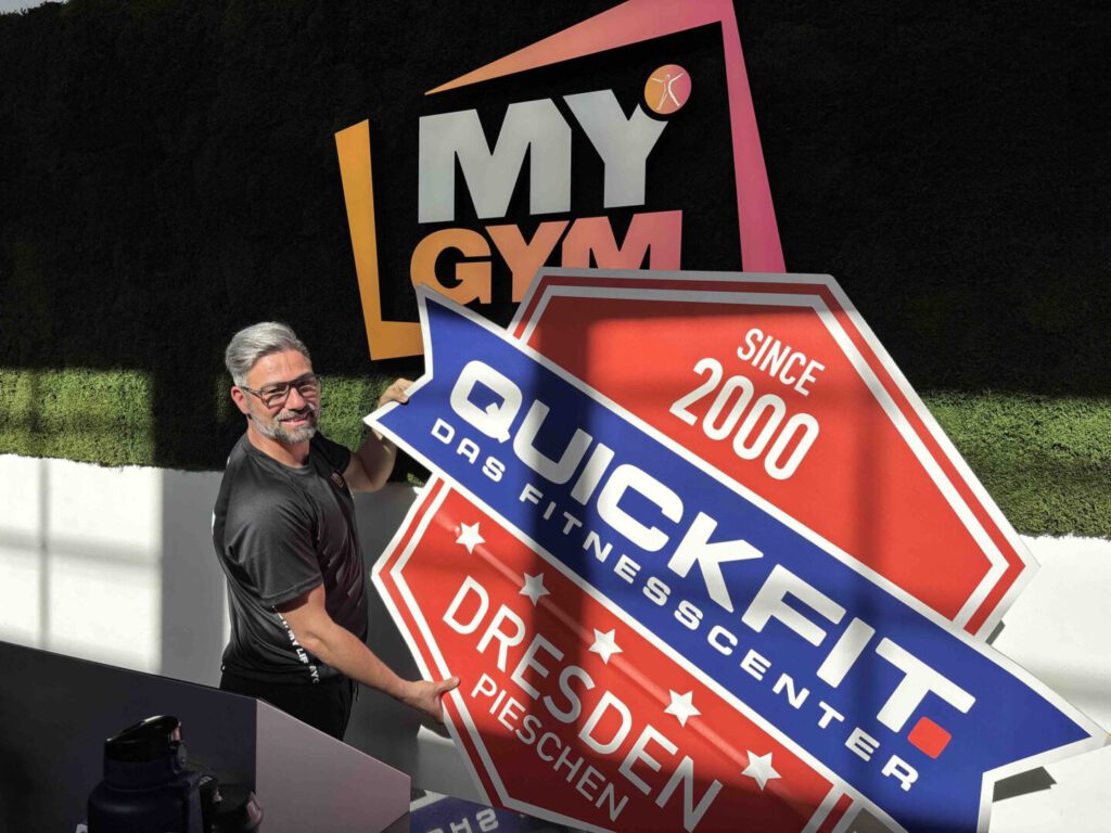 Fitnessstudio MYGYM Dresden im ehemaligen Straßenbahnhof Mickten