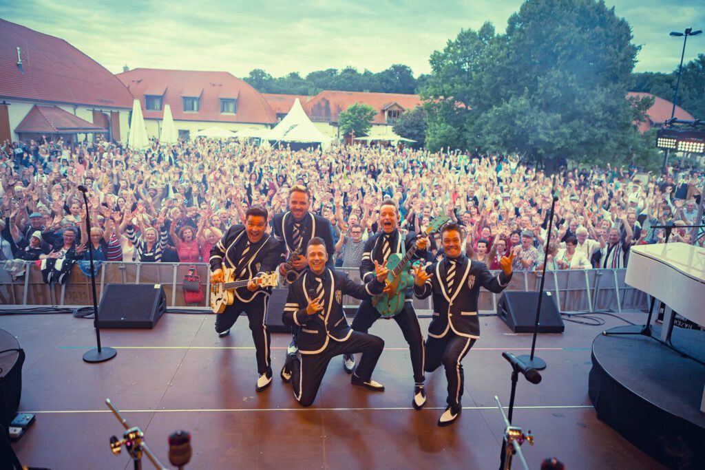 Besucher beim Firebirds-Festival 2026 in Grimma