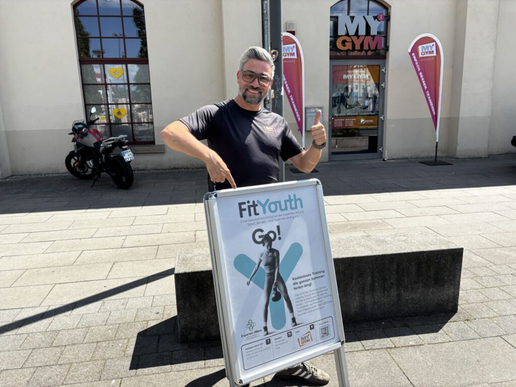 Jugendliche trainieren kostenlos im MYGYM Dresden während der Sommerferien