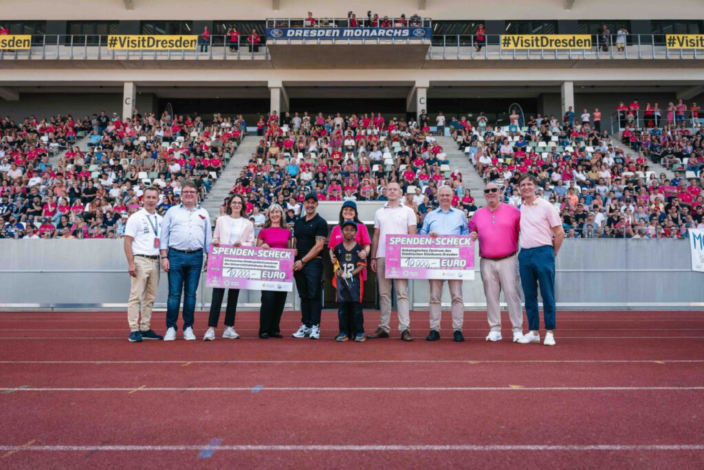 Monarchs sammeln zum F*CK CANCER GAMEDAY 20.000 Euro Spenden ein