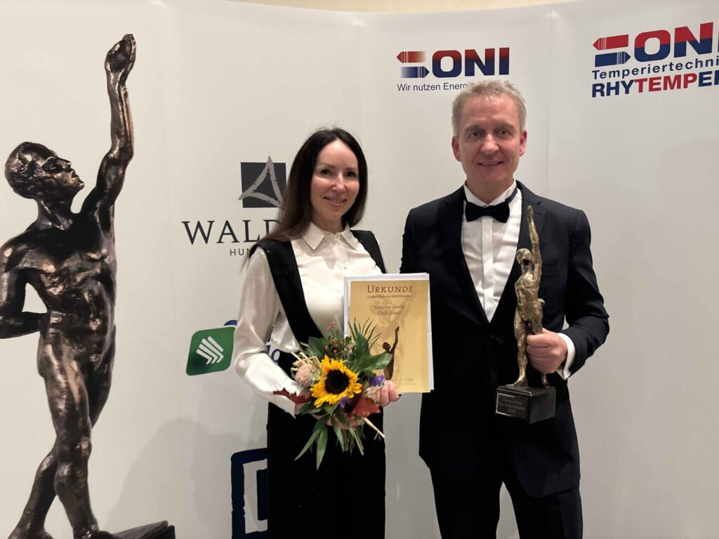 Hallenser NutriPur GmbH beim Großen Preis des Mittelstandes in Düsseldorf ausgezeichnet