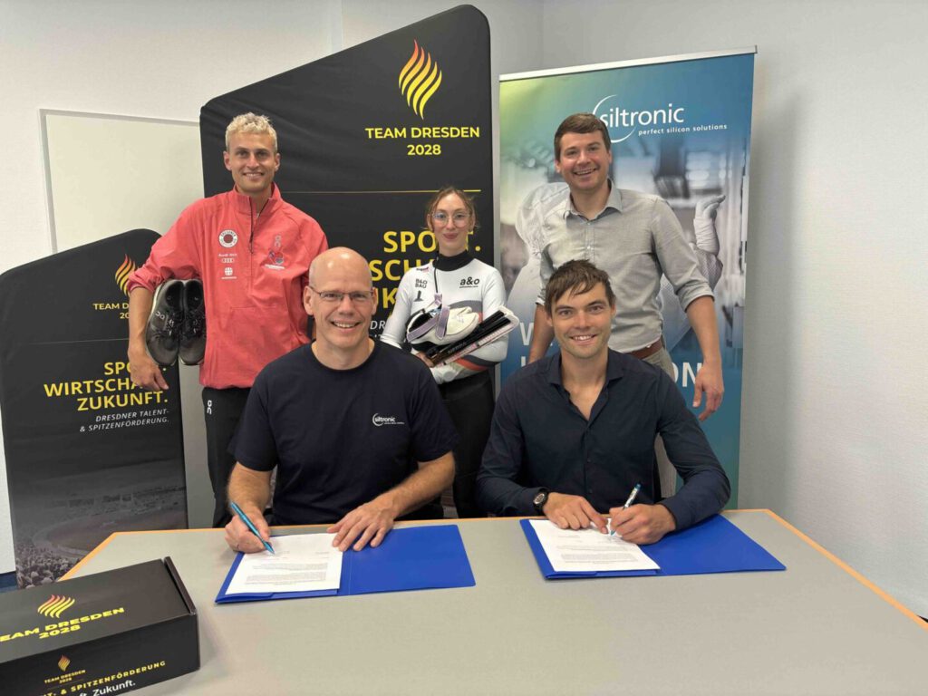 Siltronic unterstützt sächsische Nachwuchssportler auf dem Weg zu Olympia 2028